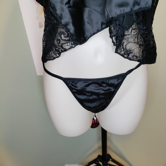 Lingerie Chemise Nightwear With Matching Thong - Picture 5 of 8